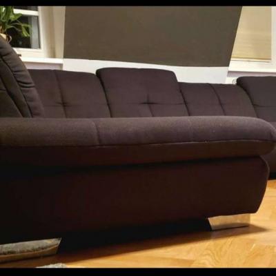 Anthrazitfarbene Couch zum Verlieben! - thumb
