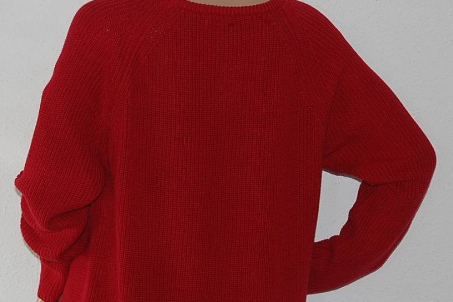 NEUWERTIG ~ Monari Pullover mit Rundhals, in Rot ~ Größe 38/40 - Bild 3